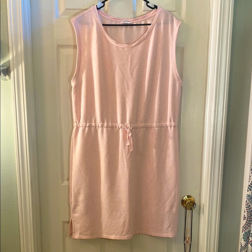 Calvin Klein Blush Sleeveless Mini Dress